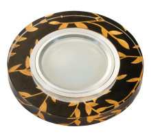 Встраиваемый светильник Fametto Luciole DLS-L204 GU5.3 CHROME/BLACK UL-00000379