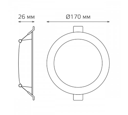 Встраиваемый светильник Gauss Elementary Downlight 997420218 Встраиваемый светильник Gauss Elementary Downlight 997420218