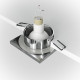 Встраиваемый светильник Maytoni Technical Stark DL083-01-GU10-SQ-S