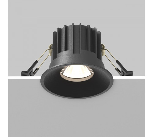 Встраиваемый светильник Maytoni Round DL058-12W-DTW-B Встраиваемый светильник Maytoni Round DL058-12W-DTW-B