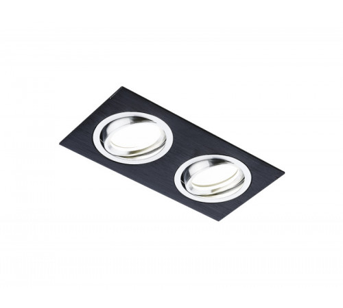 Встраиваемый светильник Ambrella Light Standard Spot A601/2 BK Встраиваемый светильник Ambrella Light Standard Spot A601/2 BK