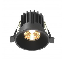Встраиваемый светильник Maytoni Round DL058-7W2.7K-B