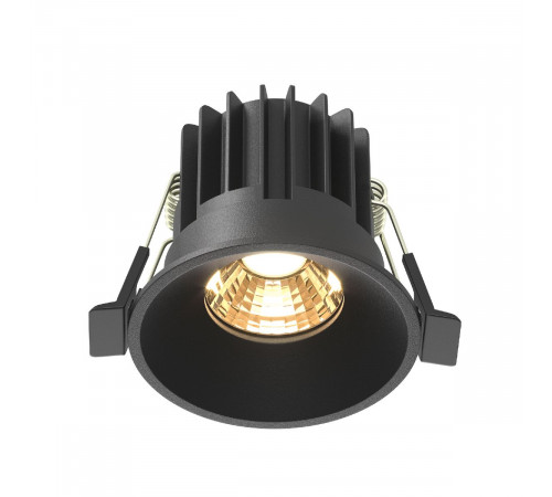 Встраиваемый светильник Maytoni Round DL058-7W2.7K-B Встраиваемый светильник Maytoni Round DL058-7W2.7K-B