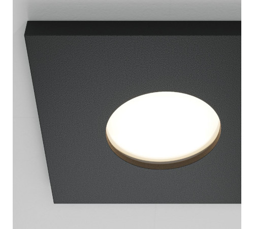 Встраиваемый светильник Maytoni Technical Stark DL083-01-GU10-SQ-B