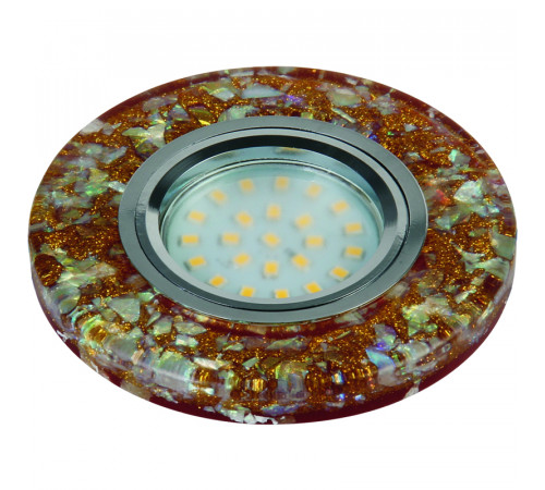 Встраиваемый светильник Fametto DLS-L103 GU5.3 CHROME/BROWN 10716 Встраиваемый светильник Fametto DLS-L103 GU5.3 CHROME/BROWN 10716