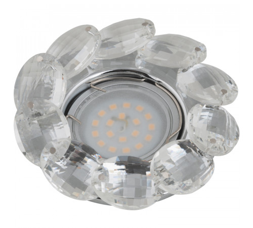 Встраиваемый светильник Fametto Peonia DLS-P114 GU5.3 CHROME/CLEAR 10547 Встраиваемый светильник Fametto Peonia DLS-P114 GU5.3 CHROME/CLEAR 10547