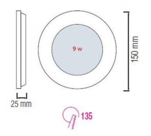 Встраиваемый светодиодный светильник Horoz Slim-6 6W 6400K 056-003-0006 HRZ33002848 Встраиваемый светодиодный светильник Horoz Slim-6 6W 6400K 056-003-0006 HRZ33002848