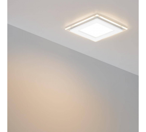 Встраиваемый светодиодный светильник Arlight LT-S96x96WH 6W Day White 014934
