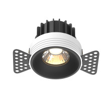 Встраиваемый светильник Maytoni Technical Downlight Round DL058-12W3K-TRS-B