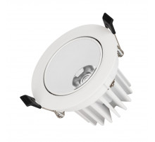 Встраиваемый светильник Arlight MS-FORECAST-BUILT-TURN-R102-12W Warm3000 037188(1)