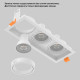 Встраиваемый светильник Crystal Lux CLT 068C3 WH