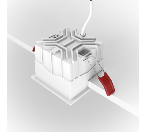 Встраиваемый светильник Maytoni Technical Alfa LED DL043-01-15W3K-SQ-W