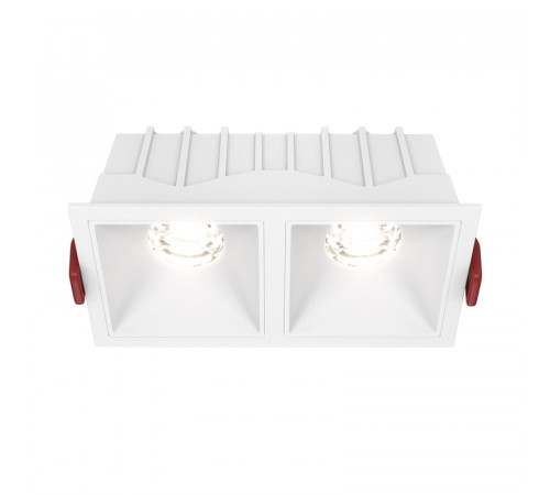 Встраиваемый светильник Maytoni Technical Alfa LED DL043-02-10W4K-D-SQ-W
