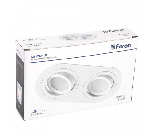 Встраиваемый светильник Feron DL2812 48460 Встраиваемый светильник Feron DL2812 48460