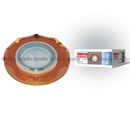 Встраиваемый светильник Fametto Peonia DLS-P105 GU5.3 CHROME/BRONZE Встраиваемый светильник Fametto Peonia DLS-P105 GU5.3 CHROME/BRONZE