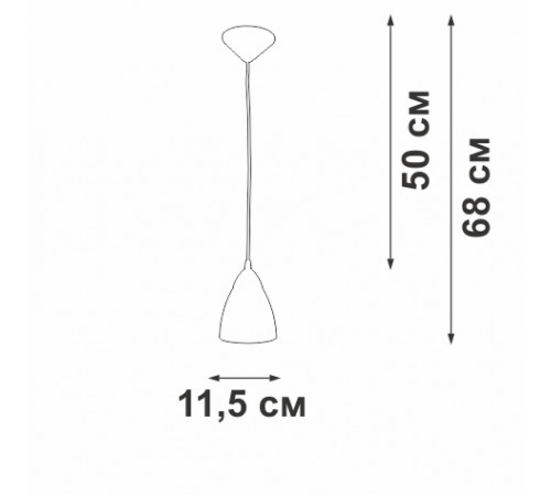 Подвесной светильник Vitaluce V2857-0/1S Подвесной светильник Vitaluce V2857-0/1S
