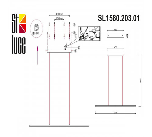 Подвесной светильник ST Luce Ralio SL1580.203.01 Подвесной светильник ST Luce Ralio SL1580.203.01