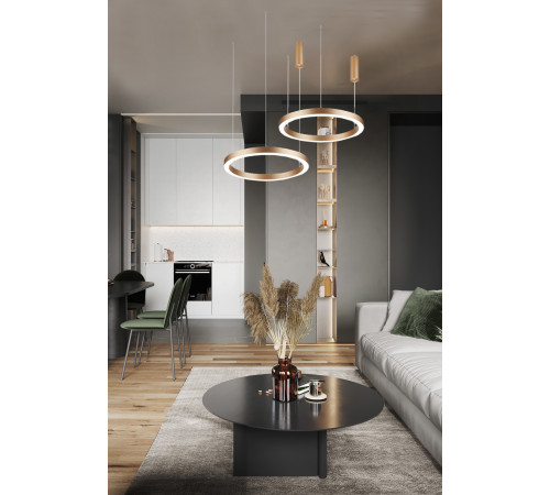Подвесной светодиодный светильник Milosh tendence 0685CLA-100GD Подвесной светодиодный светильник Milosh tendence 0685CLA-100GD
