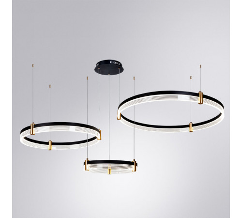 Подвесной светодиодный светильник Arte Lamp Mercury A2185SP-3BK Подвесной светодиодный светильник Arte Lamp Mercury A2185SP-3BK