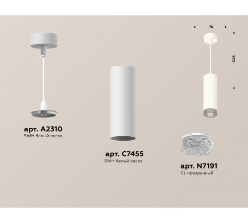 Подвесной светильник Ambrella Light Techno Spot XP7455001 (A2310, C7455, N7191)