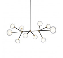 Подвесной светильник Delight Collection Nabila 10101P/10 black/gold