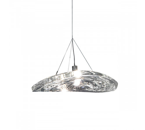 Подвесной светильник DeLight Collection Manta 2049P/D300 silver/clear