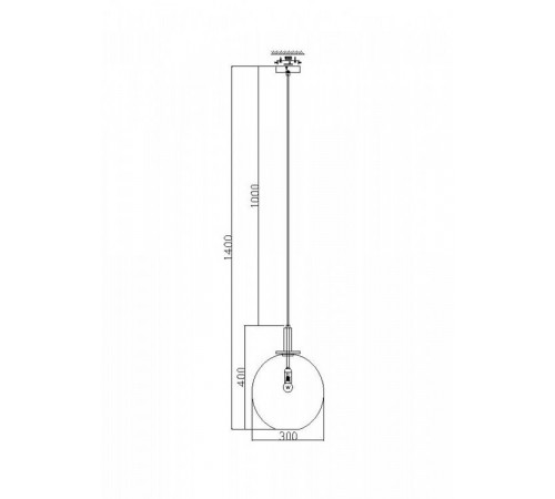 Подвесной светильник Freya Moke FR4007PL-01BT Подвесной светильник Freya Moke FR4007PL-01BT