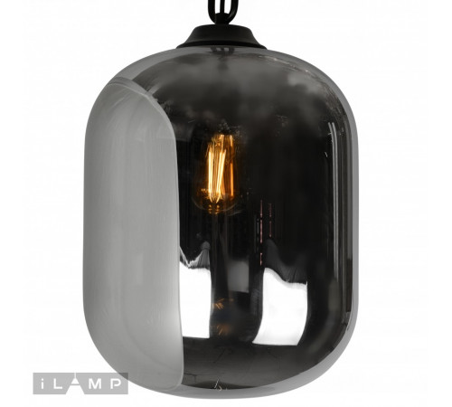 Подвесной светильник iLamp Mono 8792L/1P GR+BK Подвесной светильник iLamp Mono 8792L/1P GR+BK