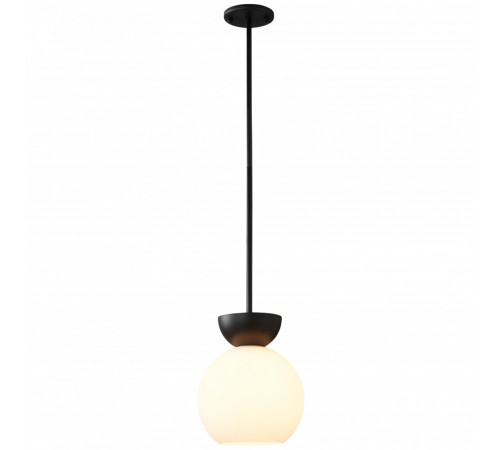 Подвесной светильник iLamp Mono P6079-1 BK+WH Подвесной светильник iLamp Mono P6079-1 BK+WH