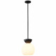 Подвесной светильник iLamp Mono P6079-1 BK+WH