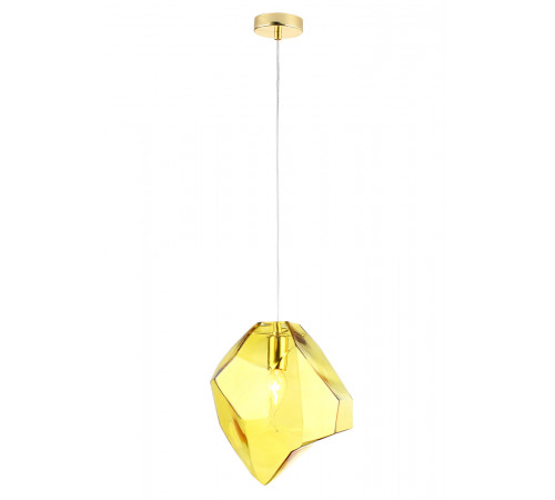 Подвесной светильник Crystal Lux NUESTRO SP1 GOLD/AMBER Подвесной светильник Crystal Lux NUESTRO SP1 GOLD/AMBER