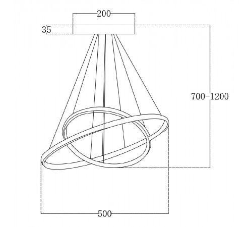 Подвесной светильник Escada Euler 10228/2LED