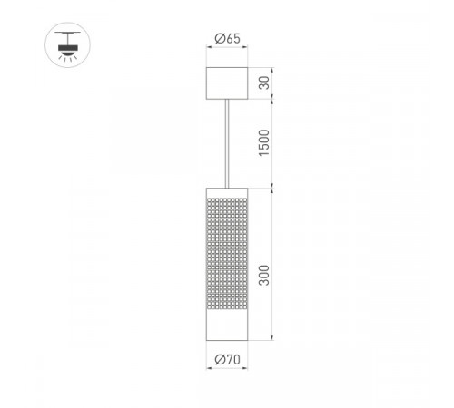 Подвесной светильник Arlight SP-Spicy-Hang-R70-13W Day4000 033666 Подвесной светильник Arlight SP-Spicy-Hang-R70-13W Day4000 033666