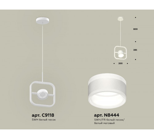 Подвесной светильник Ambrella Light Traditional (C9118, N8444) XB9118153 Подвесной светильник Ambrella Light Traditional (C9118, N8444) XB9118153