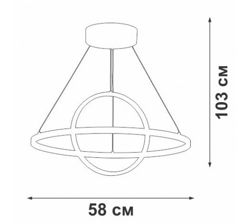 Подвесной светодиодный светильник Vitaluce V4676-0/2S Подвесной светодиодный светильник Vitaluce V4676-0/2S