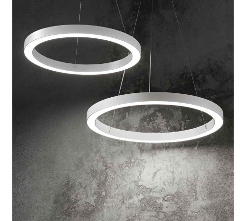 Подвесной светодиодный светильник Ideal Lux Oracle SP1 D50 Bianco 211404 Подвесной светодиодный светильник Ideal Lux Oracle SP1 D50 Bianco 211404