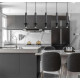 Подвесной светильник Delight Collection Meta 10704P black/grey