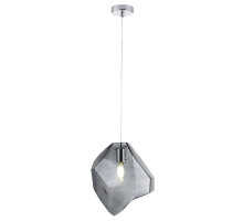 Подвесной светильник Crystal Lux NUESTRO SP1 CHROME/SMOKE