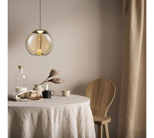 Подвесной светодиодный светильник Lumien Hall Avila LH4110/1PC-GD-AM Подвесной светодиодный светильник Lumien Hall Avila LH4110/1PC-GD-AM