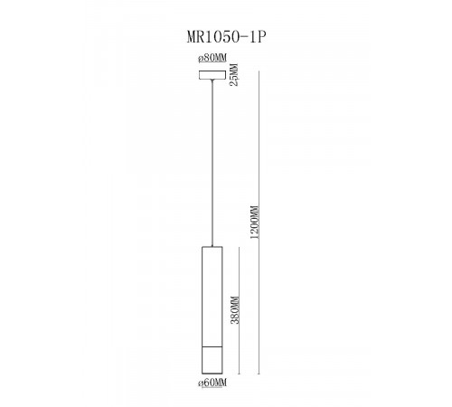 Подвесной светильник MyFar Klara MR1050-1P Подвесной светильник MyFar Klara MR1050-1P