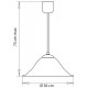 Подвесной светильник Arte Lamp Cucina A4020SP-1WH