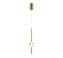 Подвесной светильник Indigo Ciondolo 11066/1P Brass V000170L