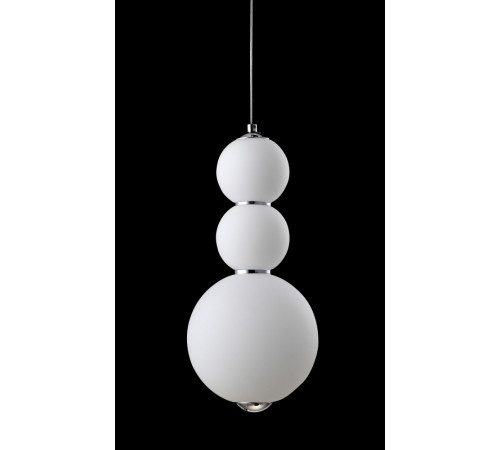 Подвесной светодиодный светильник Crystal Lux Desi SP3 Chrome/White