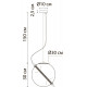 Подвесной светильник Arte Lamp Нolly A3230SP-1PB