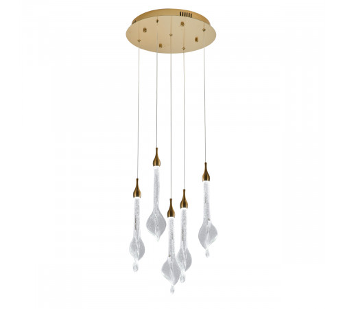 Подвесной светильник Delight Collection OD2433-5 gold/clear Подвесной светильник Delight Collection OD2433-5 gold/clear