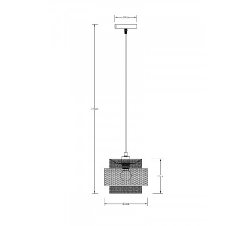 Подвесной светильник Arte Lamp Grid A7069SP-1BK Подвесной светильник Arte Lamp Grid A7069SP-1BK