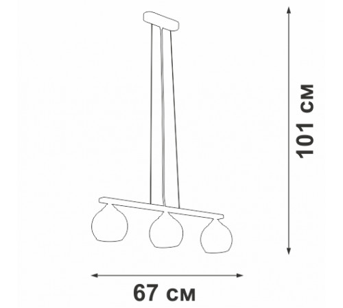 Подвесной светильник Vitaluce V3107-0/3S Подвесной светильник Vitaluce V3107-0/3S