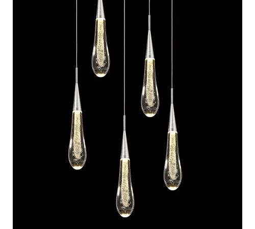 Подвесной светильник Delight Collection Pour MD-023B-5 chrome Подвесной светильник Delight Collection Pour MD-023B-5 chrome