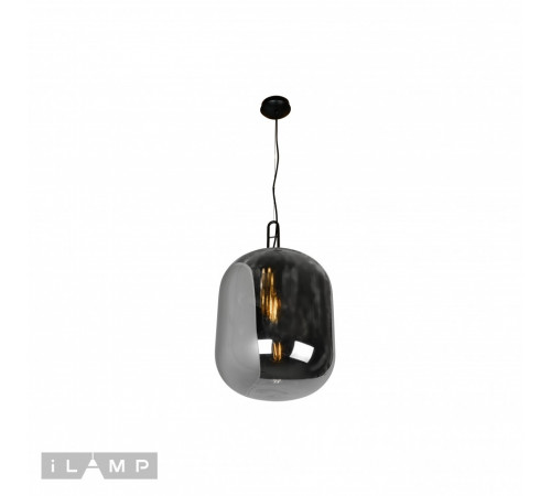 Подвесной светильник iLamp Mono 8792L/1P GR+BK Подвесной светильник iLamp Mono 8792L/1P GR+BK