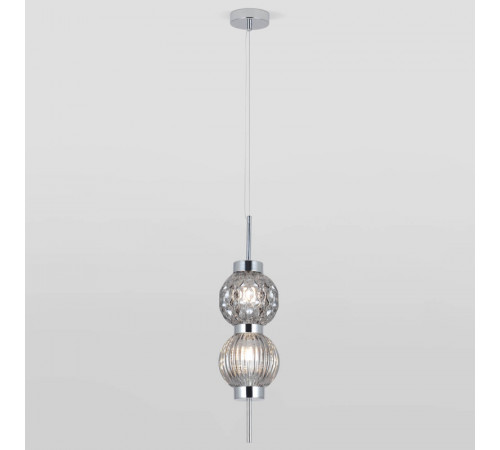 Подвесной светильник Eurosvet Plaza 50186/2 хром